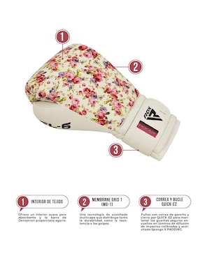 Guantes para box Rdx de mujer