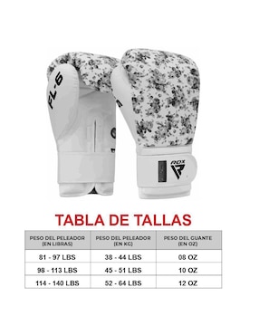 Guantes para box Rdx de mujer