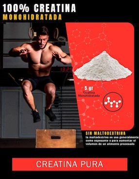 Creatina Monohidratada NSN Creatina Pura Natural Smart Nutrition de 450 g