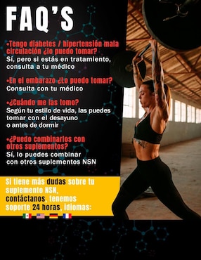 Creatina Monohidratada NSN Creatina Pura Natural Smart Nutrition de 450 g