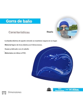 Gorra para natación de lycra Bestway