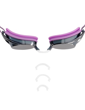 Goggles de puente intercambiable Speedo para natación de mujer