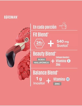 Birdman Fitmingo Proteína Vegetal Birdman sabor moka de 1.5 kg