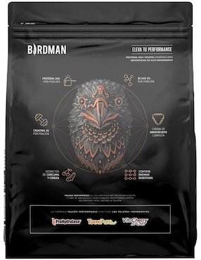 Birdman Falcon Performance Birdman con proteína de arroz, proteína de chícharo y probióticos sabor chocolate de 2 kg