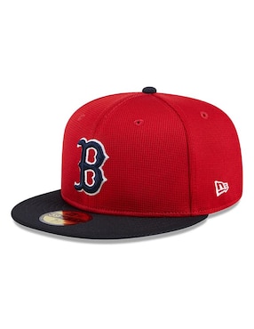 Gorra visera plana cerrada New Era Batting Practice MLB Boston Red Sox adulto