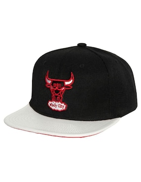 Gorra Visera Plana Snapback Mitchell & Ness NBA Chicago Bulls Para Hombre