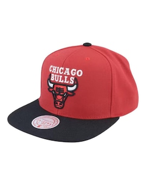 Gorra Visera Plana Snapback Mitchell & Ness NBA Chicago Bulls Para Hombre