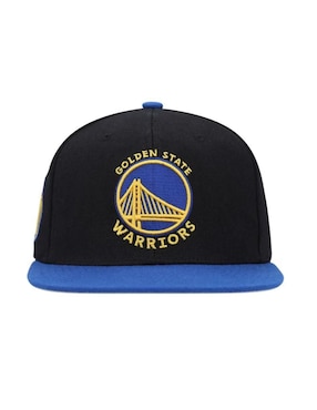 Gorra Visera Plana Snapback Mitchell & Ness NBA Golden State Warriors Para Hombre