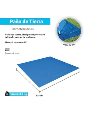 Tapete solar para alberca Bestway