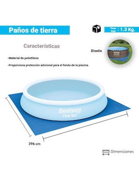 Tapete solar para alberca Bestway