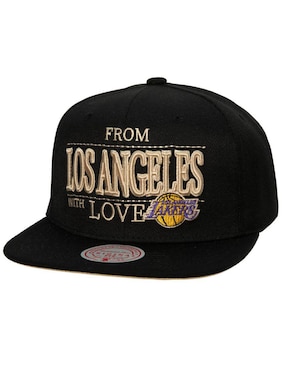 Gorra Con Visera Plana Mitchell & Ness NBA Los Angeles Lakers Para Hombre