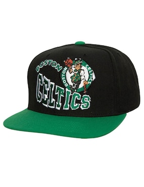 Gorra Con Visera Plana Mitchell & Ness NBA Boston Celtics Para Hombre