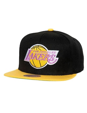 Gorra Con Visera Plana Mitchell & Ness NBA Los Angeles Lakers Para Hombre