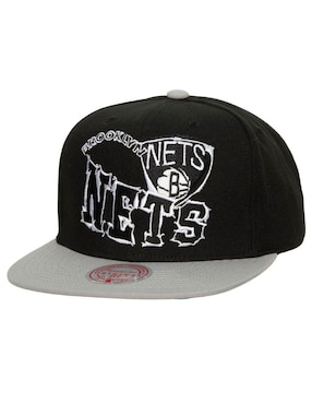 Gorra Con Visera Plana Mitchell & Ness NBA Brooklyn Nets Para Hombre