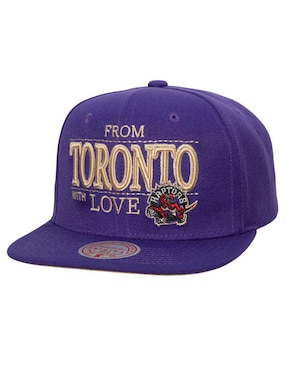 Gorra Con Visera Plana Mitchell & Ness NBA Toronto Raptors Para Hombre