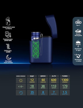 Linterna de mano Olight Baton 4 recargable