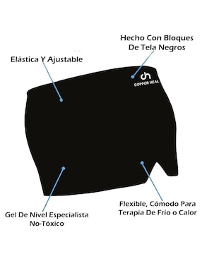 Compresa de gel Copper Heal para cabeza