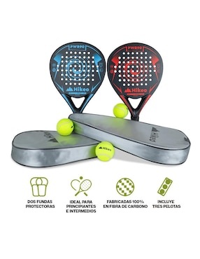 Raqueta de pádel Hikeo espuma eva flexible 83660