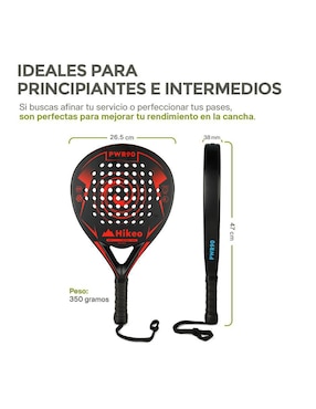 Raqueta de pádel Hikeo espuma eva flexible 83660
