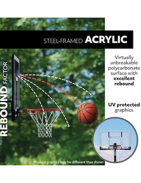 Tablero básquetbol portátil Lifetime funcionamiento manual