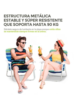 Set sillas 2 piezas Hikeo