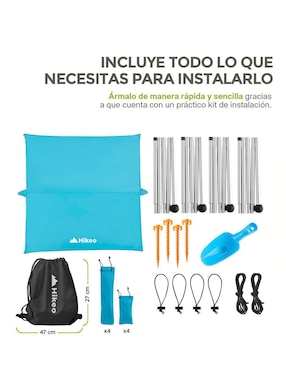 Toldo plegable Hikeo 83766