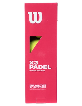 Set de pelotas Wilson para padel