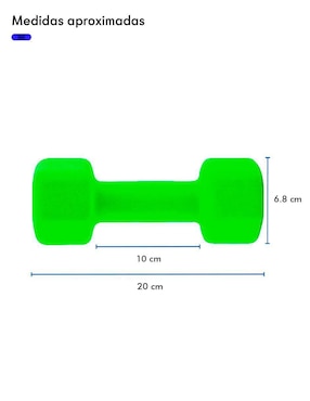 Set mancuernas de peso fijo Kitul