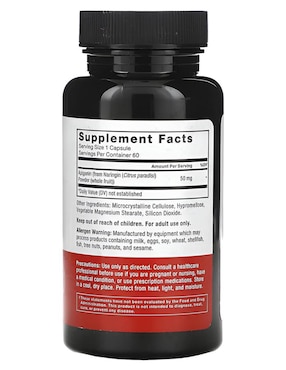 Apigenina 50 mg Force Factor de 60 cápsulas