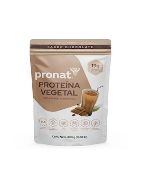 Suplemento Proteína Vegetal Pronat Sabor Chocolate 400 Ml