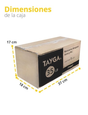 Mancuerna de peso fijo Tayga 15.8 kg