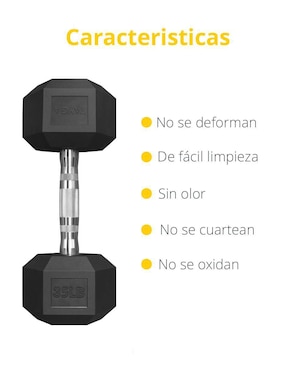 Mancuerna de peso fijo Tayga 15.8 kg