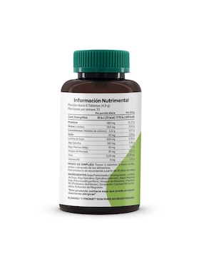 Suplemento Algadel Pronat con alga espirulina de 200 tabletas