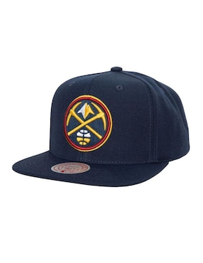 Gorra Con Visera Plana Mitchell & Ness FH22 NBA Denver Nuggets Para Hombre