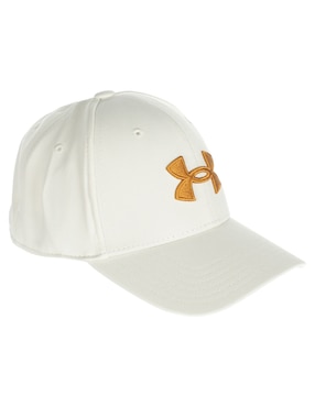 Gorra Visera Curva Cerrada Under Armour Mens UA Blitzing Wht Para Hombre