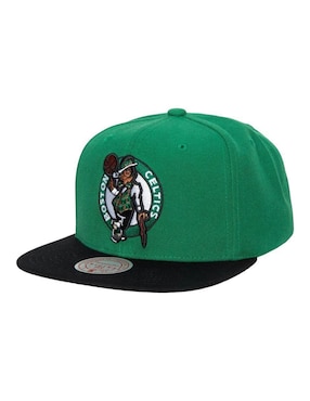 Gorra Con Visera Plana Mitchell & Ness Boston NBA Boston Celtics Para Hombre