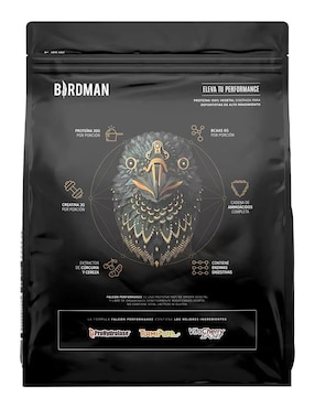 Proteína Vegetal Birdman Falcon Performance Golden Birdman sabor vainilla de 1.9 kg