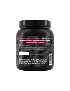 Suplemento Proteína 90% Concentrado de Soya ProWinner Prowinner sabor fresa de 400 g