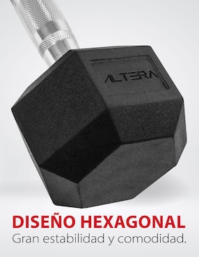 Mancuerna de peso fijo Altera 22.6 kg