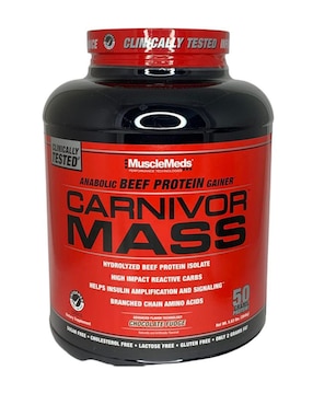 Carnivor Mass Musclemends Con Proteina Hidrolizada E Isolatada Bchocolate Sabor Chocolate 2.7 Kg