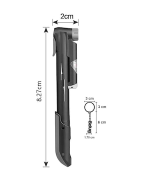 Bomba de aire manual para ciclismo