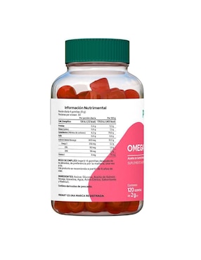 Suplemento Omega 3 infantil Pronat con omega 3, dha, epa y vitamina e sabor diferentes sabores de 120 gomitas
