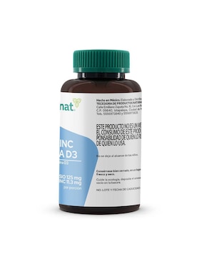 Suplemento Proteína vegetal con Magnesio y Zin Pronat con magnesio de 90 tabletas
