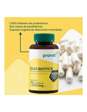 Suplemento Duo Biotics Pronat Pronat de 30 cápsulas