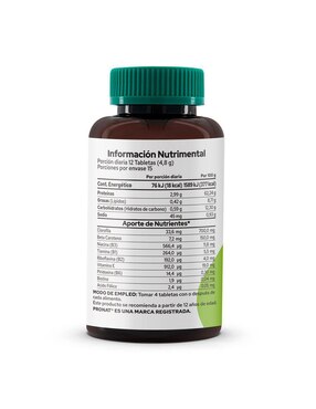 Suplemento Alga spirulina Pronat Pronat de 180 cápsulas