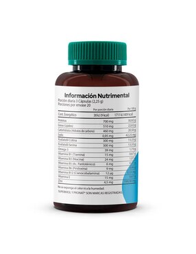 Suplemento SuperKrol Xtra Pronat Pronat con omega 3 de 60 cápsulas