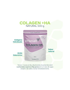 Suplemento Colagen + HA Pronat Pronat de 500 g