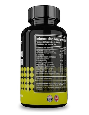Adrenal Support vitamina Reset Nutrition cápsulas