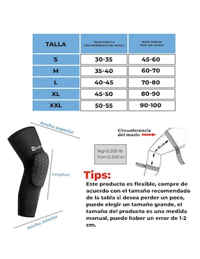 Rodillera Maxfit de poliamida