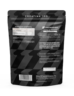 Suplemento Creatina 100 ProWinner polvo Pronat de 450 g